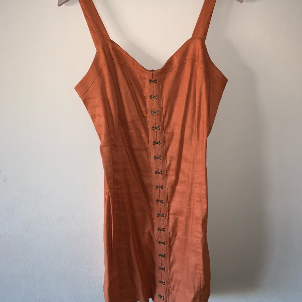 Burnt orange dress